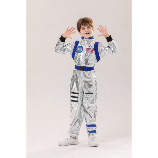  Astronaut Career Costumes Onesies Kid's Boys Girls' Party / Evening Carnival Easy Halloween Costumes