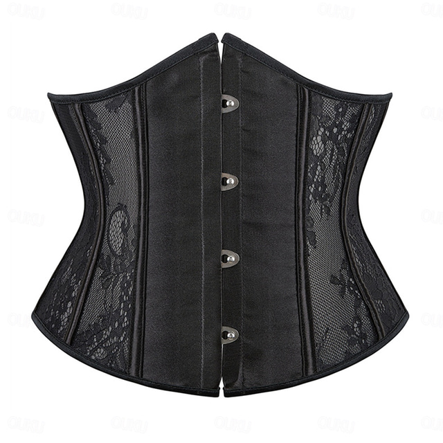  Women's Backless Carnival Date Club Corsets Punk & Gothic Pure Color Home Outfits