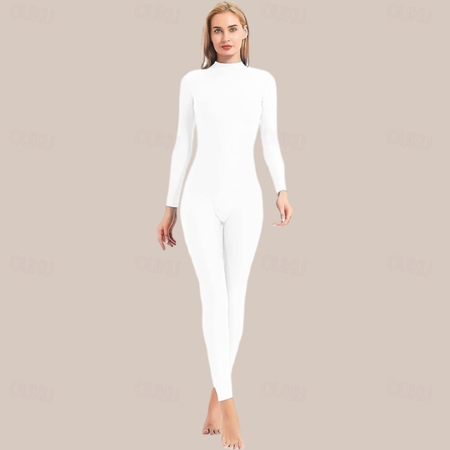  Zentai öltöny Szerepjáték Jelmezek Bőrruházat Nindzsa Farsangi jelmez Overall Királyok napja Női Akrobatatrikó Szexi jelmez Tömör szín Spandex Lycra Ruha mert Mindszentek napja Farsang Álarcos