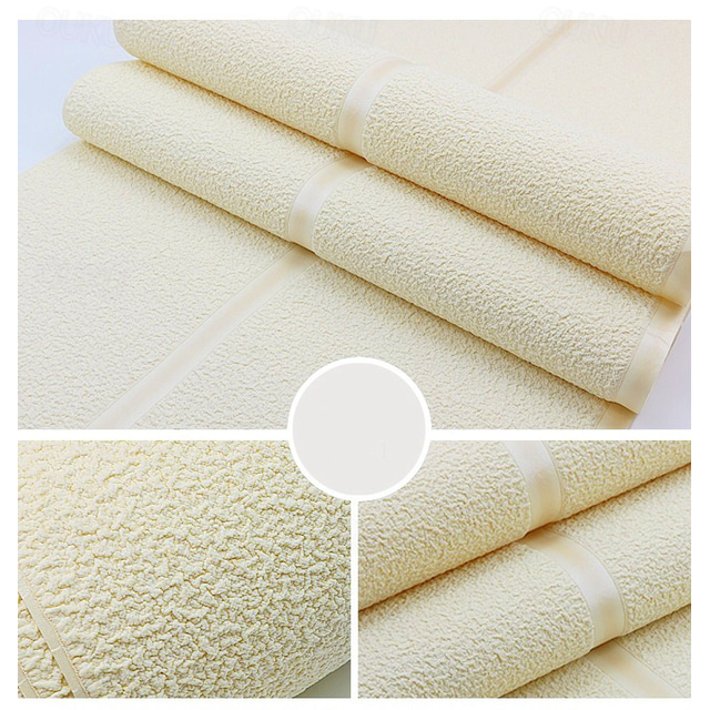  papier peint cool papier peint moderne 3d épais non tissé imitation peau de cerf velours papier peint rouleau non autocollant à rayures verticales pour chambre salon fond TV 1,73'(0,53m) x 32,8'(10m)
