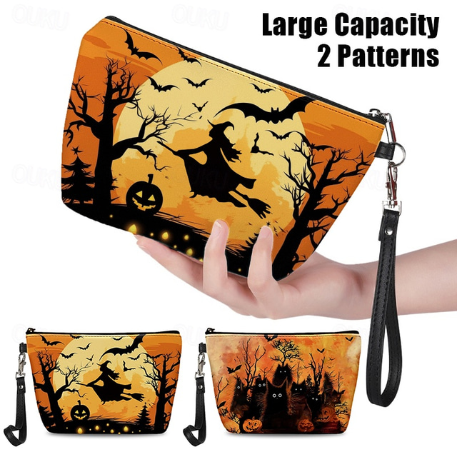 Personalized Witch PU Leather Handbag - Gift Idea For Halloween/ Witch/ Friend main image 0