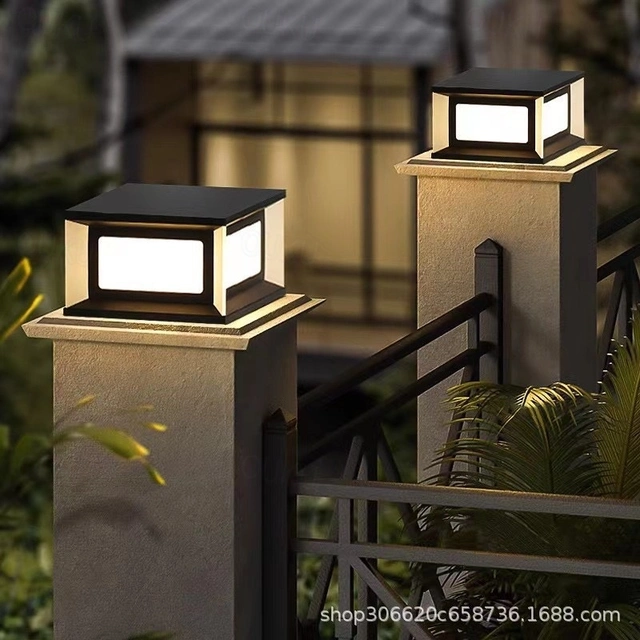 LED Outdoor Wall Light Warm White 30cm 1Light Modern Pillar Light