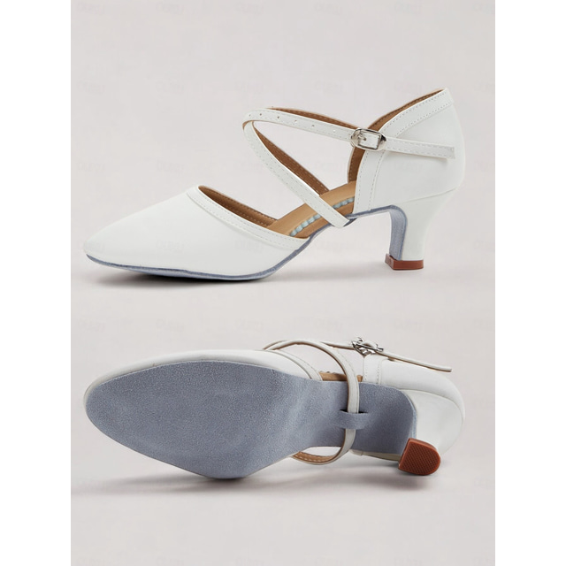 Shoes with Dance Latin Elegant White Women's Comfortable
