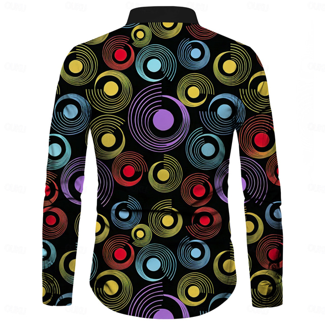 Retro Vintage Retro Vintage 1970s 1980s Shirt Hippie Men S Disco Party Cslary1722998752970