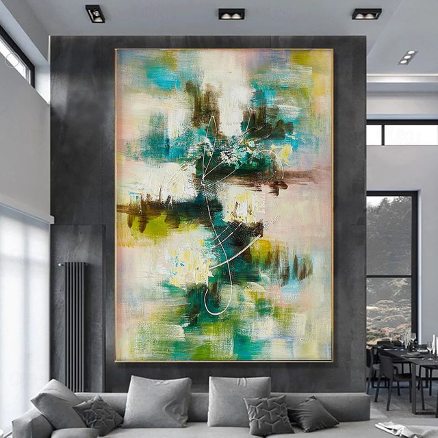  Handmade Oil Painting Canvas Wall Art Decoration Abstract for Home Decor Rolled Frameless Unstretched Painting