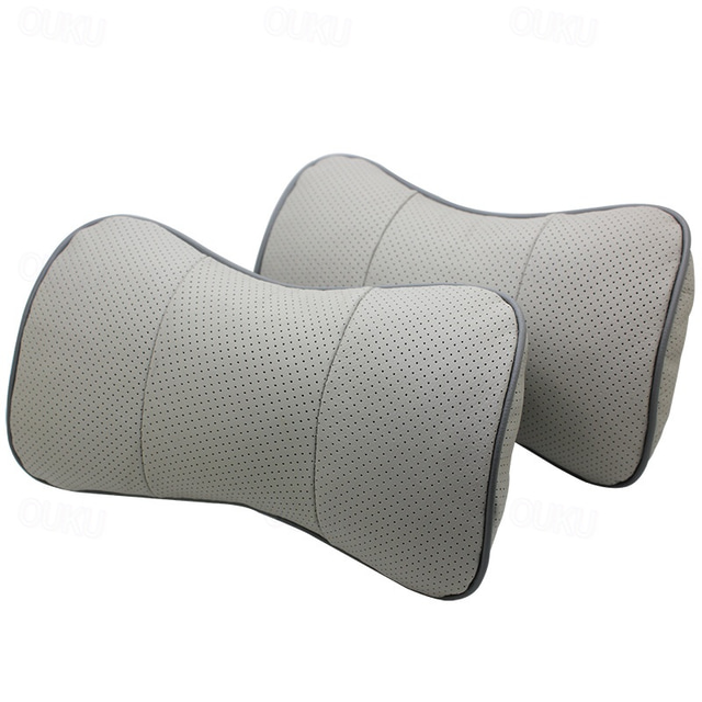  Car Seat Headrest Car Safety Head and Neck Pillow Relaxation Pillow Pad Breathable Mesh Car Seat Pillow