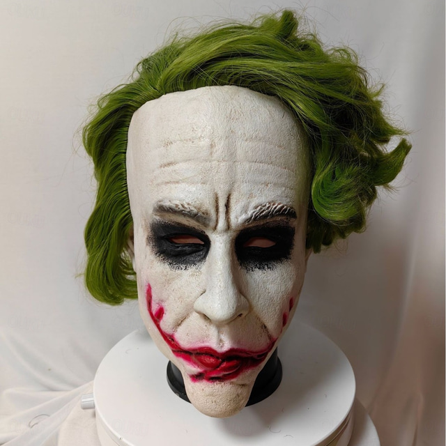  Halloween Joker Mask Halloween Props Adults' Men's Women's Unisex Horror Halloween Halloween Carnival Easy Carnival Costume