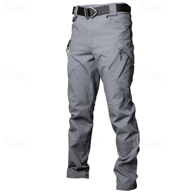  Men's Cargo Pants Tactical Pants Trousers Hiking Pants Buttons Multi Pocket Plain Wearable Outdoor Daily Camping & Hiking Fashion Classic Gray Green Black