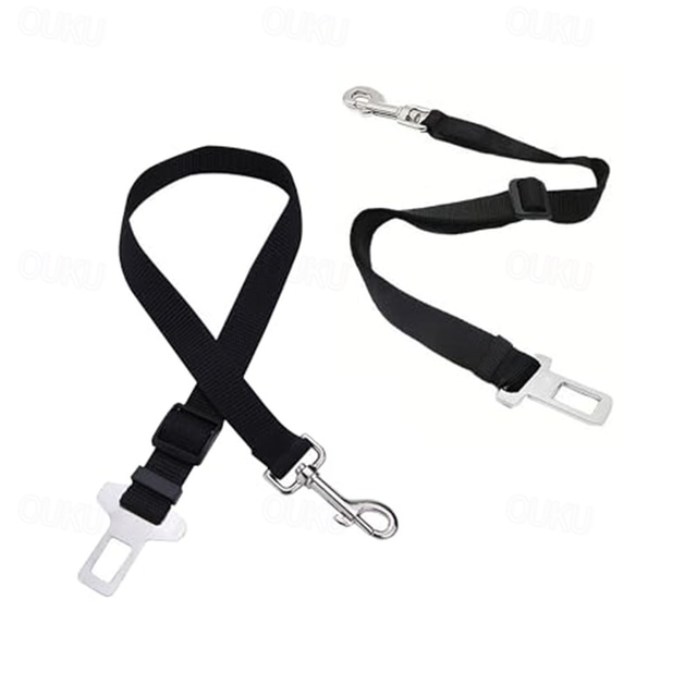  Dog Seat Belt Adjustable Dog Seat Belt in Car Dog Seat Belt Dog Seat Belt Clip for Car 2 pcs