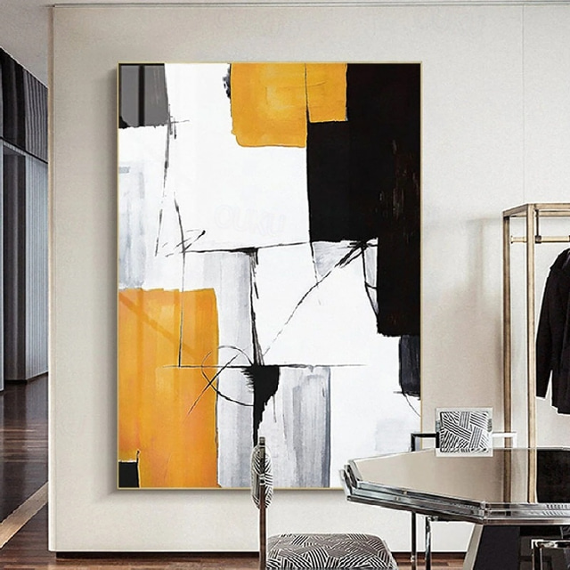  Hand Painted LARGE IMPASTO Wall Art texture pattle knife Oil Painting Canvas - handmade Palette Knife Art Textured Abstract painting - Modern Wall Art painting for Living Room
