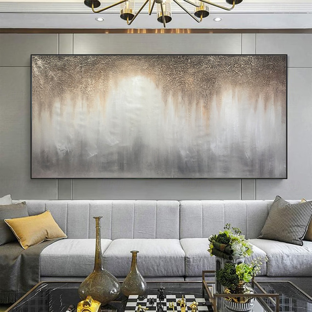  Mintura Handmade Texture Oil Paintings On Canvas Wall Art Decoration Modern Abstract Picture For Home Decor Rolled Frameless Unstretched Painting