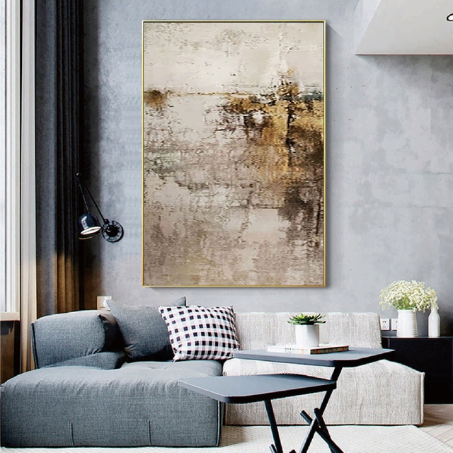  Gold foil oil painting handmade abstract gold painting Wabi sabi Wall Art Beige Abstract Painting on Canvas A Pair Beige Texture oil painting Wall Art Neutral Abstract oil painting  Wal Decor