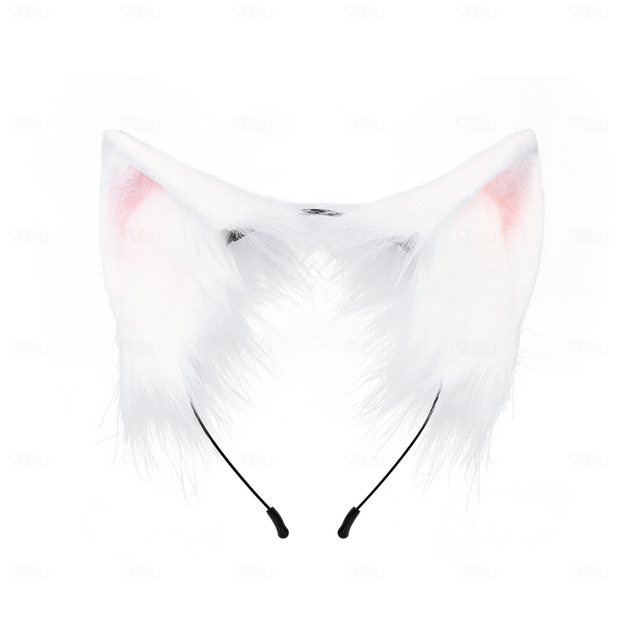  katteører pannebånd hår bøyle kvinne pannebånd makeup pannebånd for carnival cosplay hårtilbehør