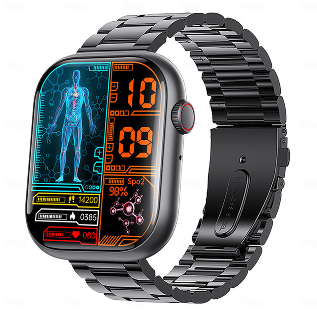  F58 Smart Wacth Men Women 2.1inch Large Screen Wristwatch Bluetooth Call Sport Fitness Health Monitoring Smartwatch