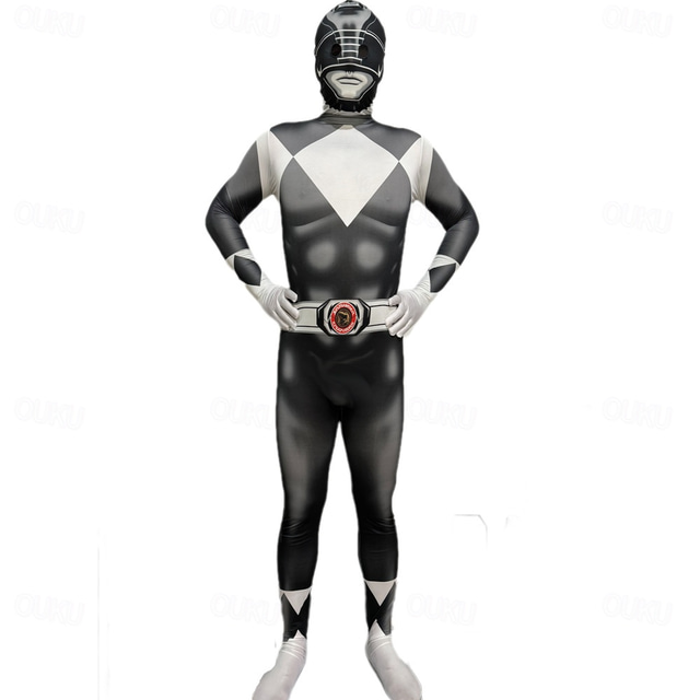 Mighty Morphin Power Rangers Tommy Oliver Cosplay Costume Jumpsuit Men ...