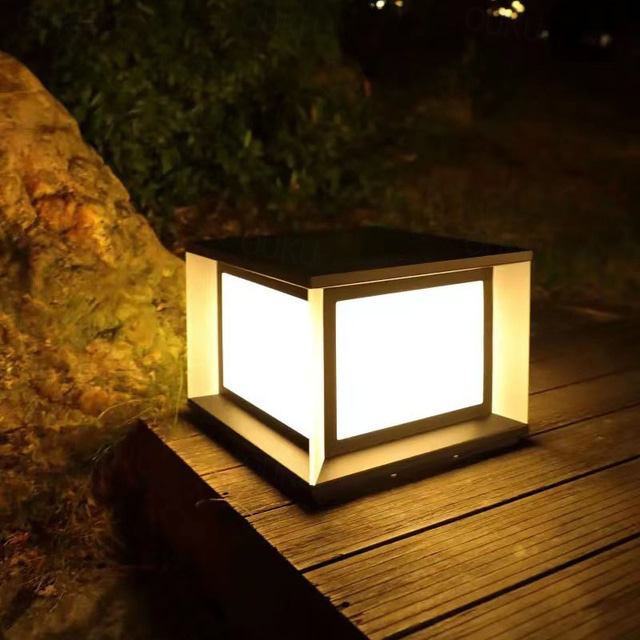 LED Outdoor Wall Light Warm White 30cm 1Light Modern Pillar Light
