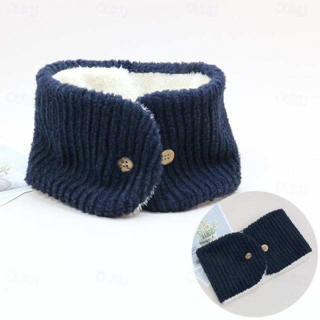  vastagító termikus nyakmelegítő előke snood cowl cső plüss sál unisex