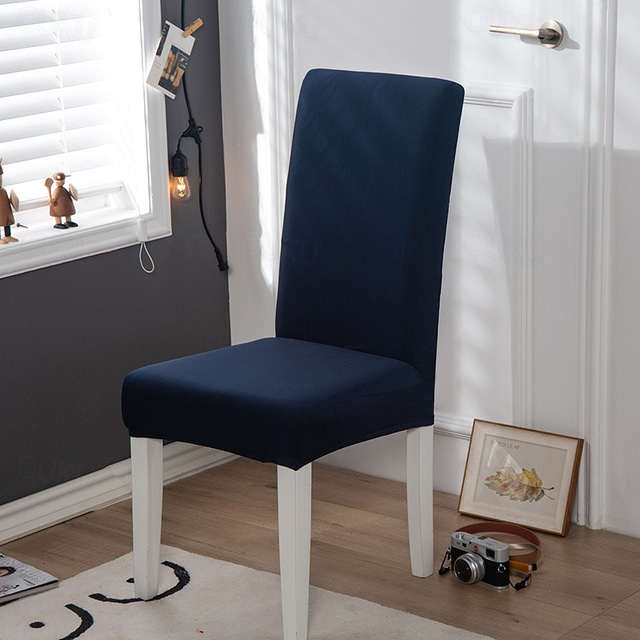  Dining Chair Cover Stretchy and Durable Slipcovers   High Back Dining Chair CoverStylish Furniture Protector for a Modern and Elegant Dining Room Decor