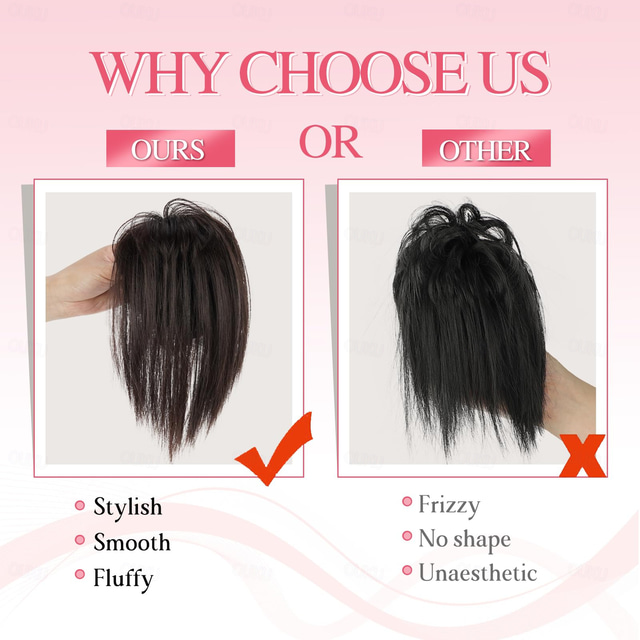 Ponytail Extension 10" Short Claw Clip in Pony Tails Clip on Ponytails