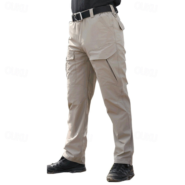  Men's Combat Pants Cargo Pants Hiking Pants Trousers Military Outdoor Regular Fit Waterproof Breathable Quick Dry Pants / Trousers Black Green Hunting Climbing Camping / Hiking / Caving S M L XL XXL