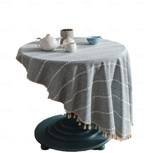 Round Tablecloths Elegant and Durable Table Covers Perfect for Dining ...