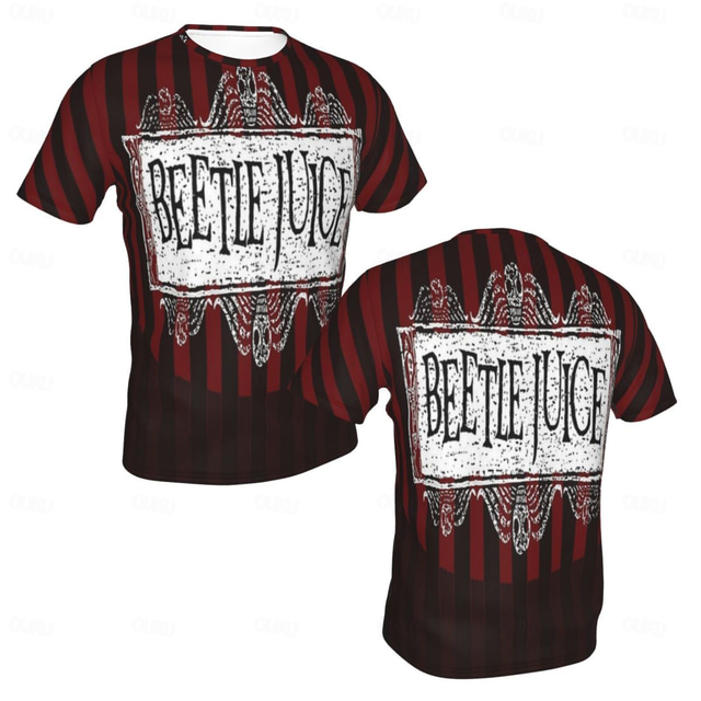  Beetlejuice 2 T-shirt Manga Print 3D Character Graphic For Couple's Men's Women's Adults' Carnival Masquerade 3D Print Party Casual Daily