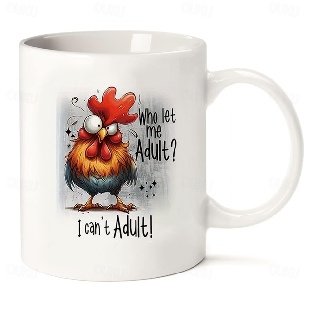  Funny Coffee Mug 11oz Ceramic Mug Funny Mug Funny Coffee Mug For Family/Friends/Sister/Colleague Novelty Coffee Mug Summer Winter Drinkware Party/Birthday Gift