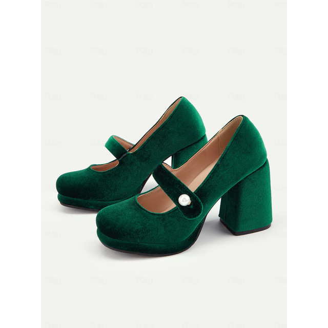 Seraphina | Women’s Sophisticated Mary Jane Block Heels