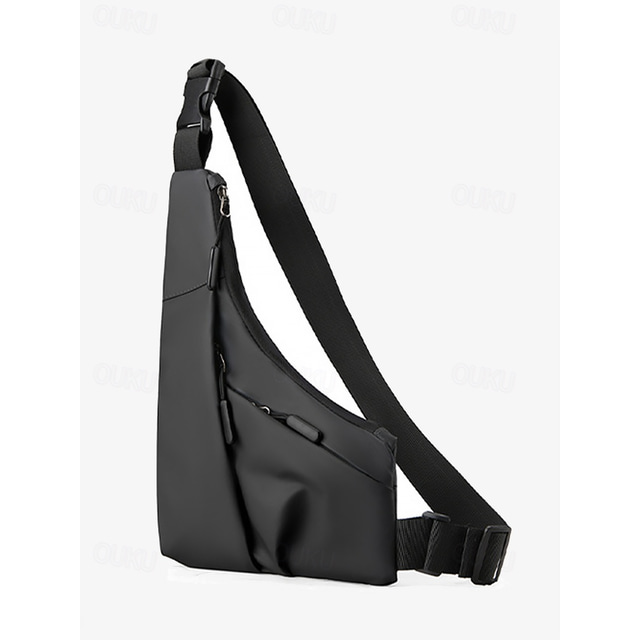  Men's Waterproof Crossbody Sling Bag – Stylish Anti-Theft Design for Travel and Outdoor Use