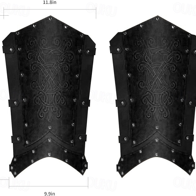  Retro Vintage Medieval Leg Brace Boot Covers Leg Guards Ren Faire Men's Unisex Viking Masquerade Performance Party Stage Adults' Legguards