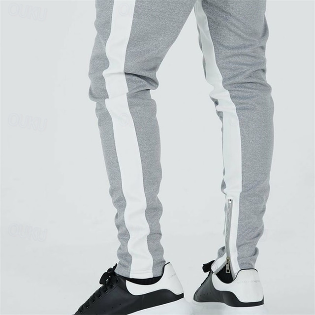  Men's Joggers Sweatpants Running Pants Athletic Pants GYM Pants Drawstring Zipper Pocket Pants / Trousers Outdoor Sports & Outdoor Athletic Quick Dry Lightweight Soft Marathon Running Workout