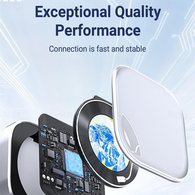 Wireless CarPlay Adapter with Display & Customizable Screen Wired to