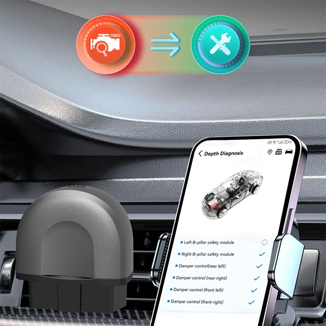 OBD II Car Scanner Reader Data Reset Diagnostic Tool Bluetooth