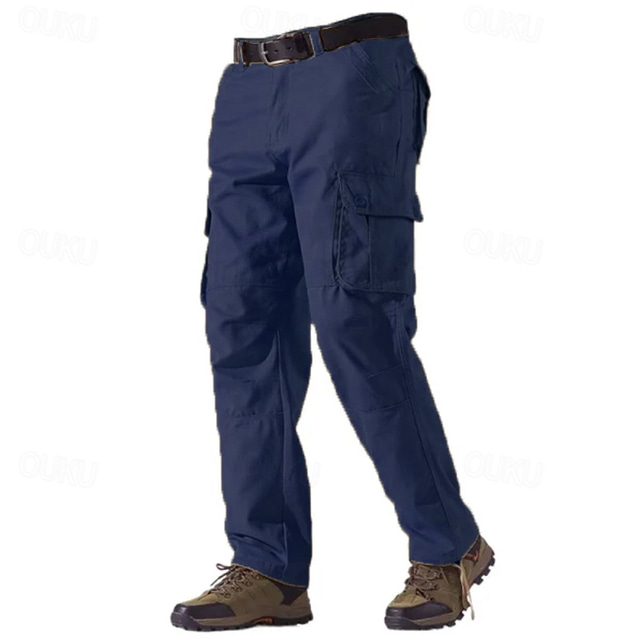  Men's Outdoor Pants Cargo Pants Hiking Pants Trousers Military Outdoor Regular Fit Waterproof Breathable Quick Dry Pants / Trousers Army Yellow Black Cotton Hunting Climbing Camping / Hiking / Caving