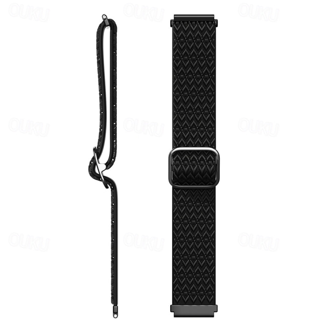  Watch Band for Samsung Galaxy Watch 4 Classic 42/46mm Watch 4 40/44mm Nylon Replacement  Strap Adjustable Solo Loop Wristband