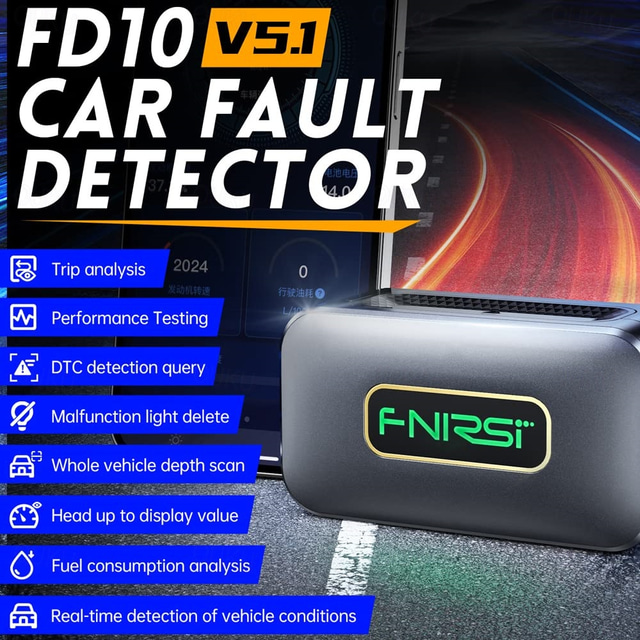  OBD2 Scanner Car Diagnostic scan Tool Fault Code Reader 5.1 Connection Clear Error Tool Mobilephone APP Control