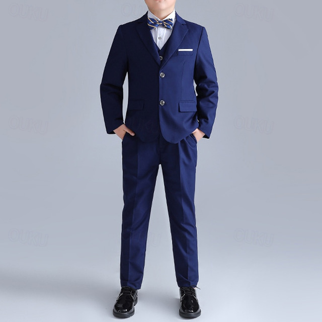 Fesenbo Completo da ragazzo slim fit, 5 pezzi, per bambini