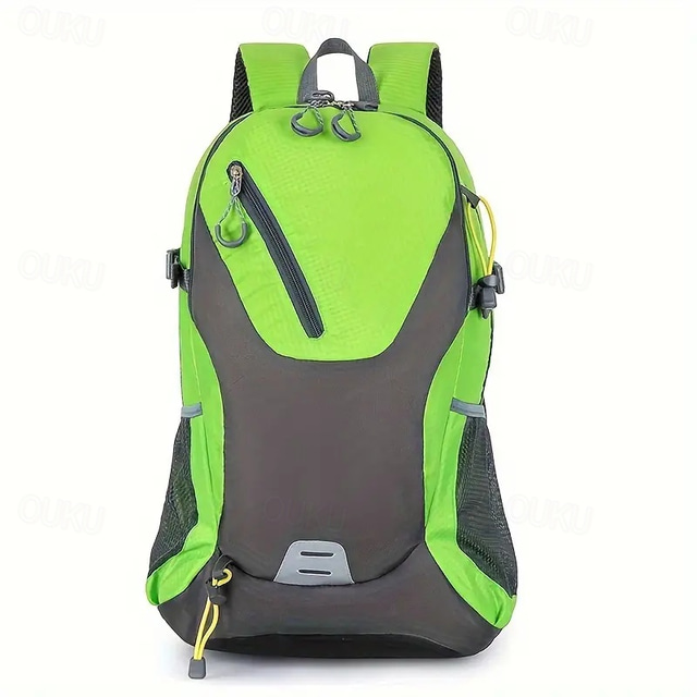  40 L Daypack Rucksack Zipper Multi Pocket Wearable Durable Outdoor Hiking Camping Military Nylon Black Pink Red