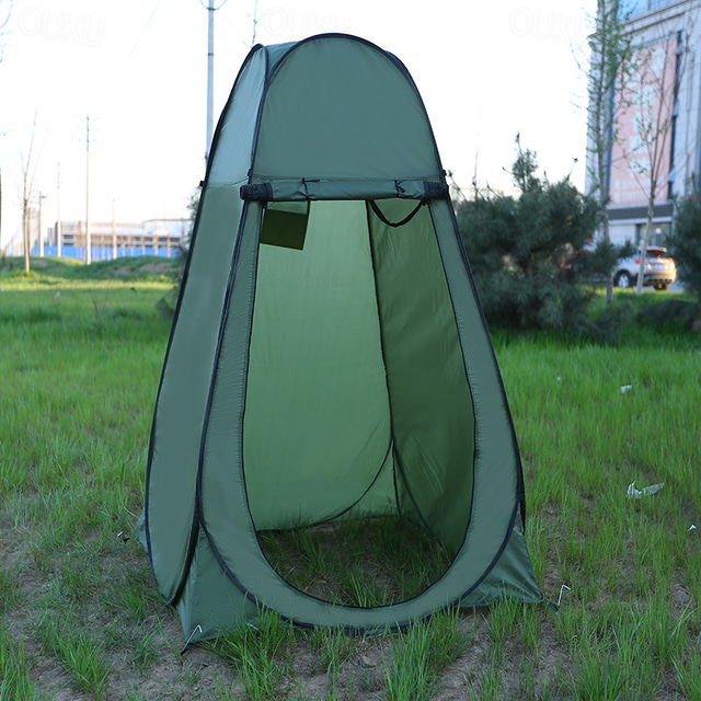  Automatic Outdoor Camping Tent - Shower Toilet Changing Room And Canopy - Great For Indoor And Outdoor Use!