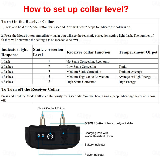 Electric Dog Fence Wired In Ground Pet Fence Thick Cable Rechargeable ...