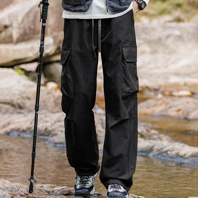  Men's Cargo Pants Hiking Pants Trousers Tactical Pants Military Outdoor Regular Fit Waterproof Breathable Quick Dry Pants / Trousers Black Beige Hunting Climbing Camping / Hiking / Caving M L XL XXL