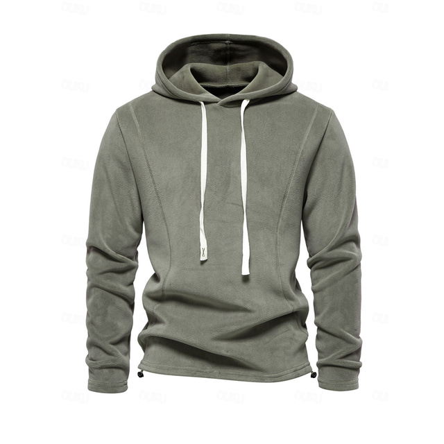  Homme Sweat à capuche Marine foncé Vert Véronèse Beige manche longue Top Tenue de golf Vêtements Tenues Porter des vêtements