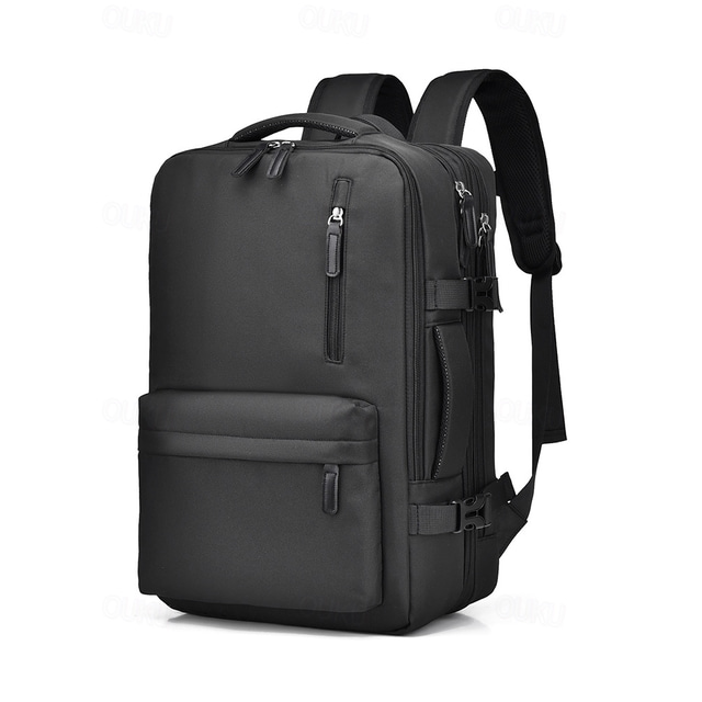  Expandable Large-Capacity Waterproof Laptop Backpack – Stylish Multi-Pocket Design for Men and Women, Perfect for Travel, Work or School Black Pink Green