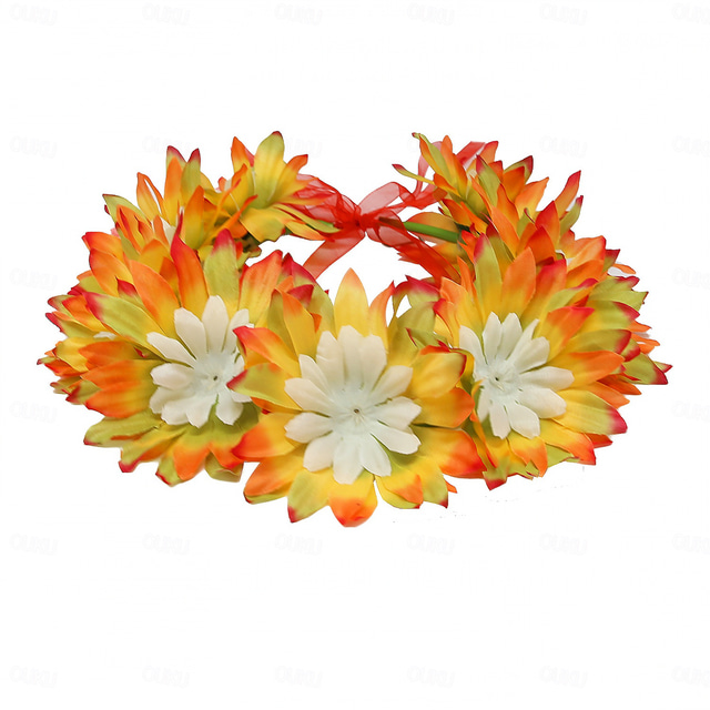  Moana Princess Moana Accessories Wreath Flower Crown Women's Movie Cosplay Cosplay Carnival Children's Day World Book Day Party Birthday Beach