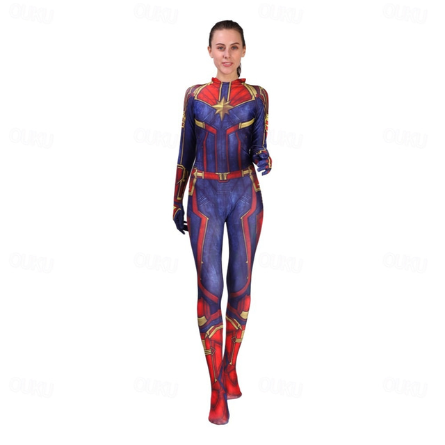 Superhero Zentai Suits Costume Bodysuits Carnival Costume Cosplay Movie Cosplay for Women's Girls' Kid's Adults' Halloween Carnival Performance Party Bachelorette Party