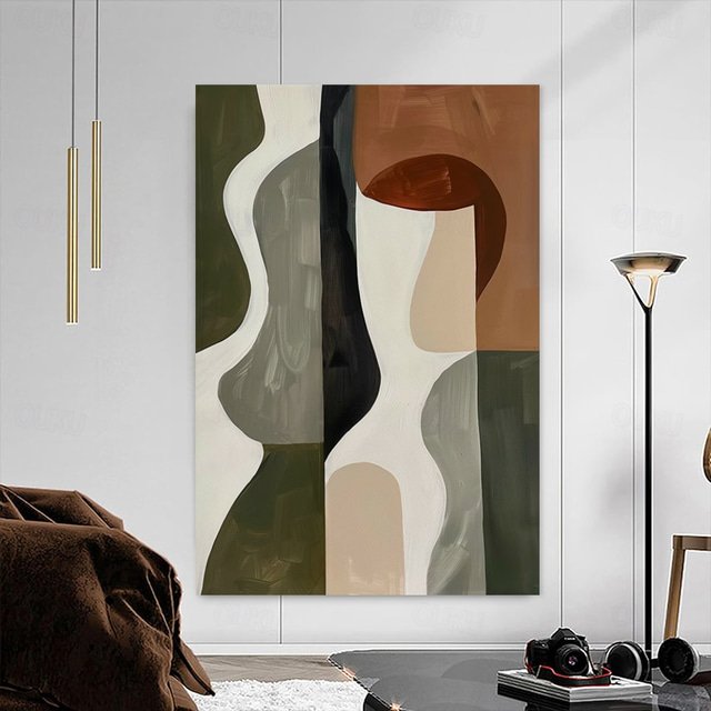  Handmade Oil Paintings Acrylic Canvas Wall Art Decoration Modern Abstract Decorative Pictures for Living Room Home Decor Rolled Frameless Unstretched Painting
