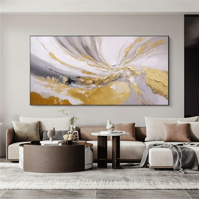  Large hand painted gold pink abstract oil painting colorful oil painting handmade abstract wall painting modern office artwork for living room wall decoration