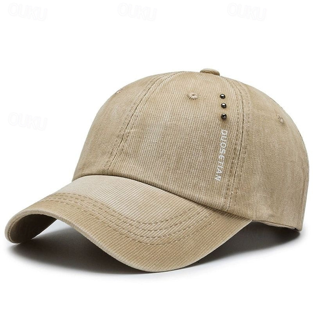  Pánské Kšiltovka Sluneční klobouk Trucker Hat Černá Tmavě námořnická Bavlna Cvočky Módní Na běžné nošení Denní Víkend Plná / Jednobarevná Nastavitelná Proti sluci Prodyšné