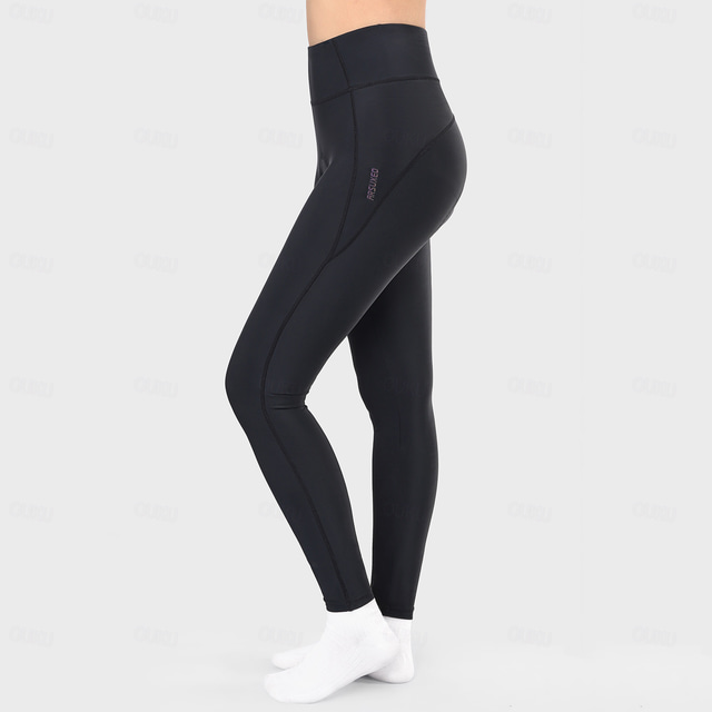  Arsuxeo Dam Cykeltights Cykelbyxor Cykel Trikåer Damasker Formpassad Bergscykling Vägcykling sporter Andningsfunktion Reflexremsa Svettavvisande Bekväm Svart Kläder Avancerad Cykelkläder Avancerade