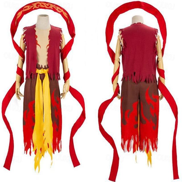  Ne Zha Cosplay Costume Cosplay Movie Cosplay for Men's Women's Adults' Carnival Masquerade Event / Party Masquerade